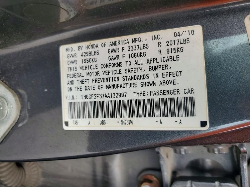 2010 Honda Accord lx