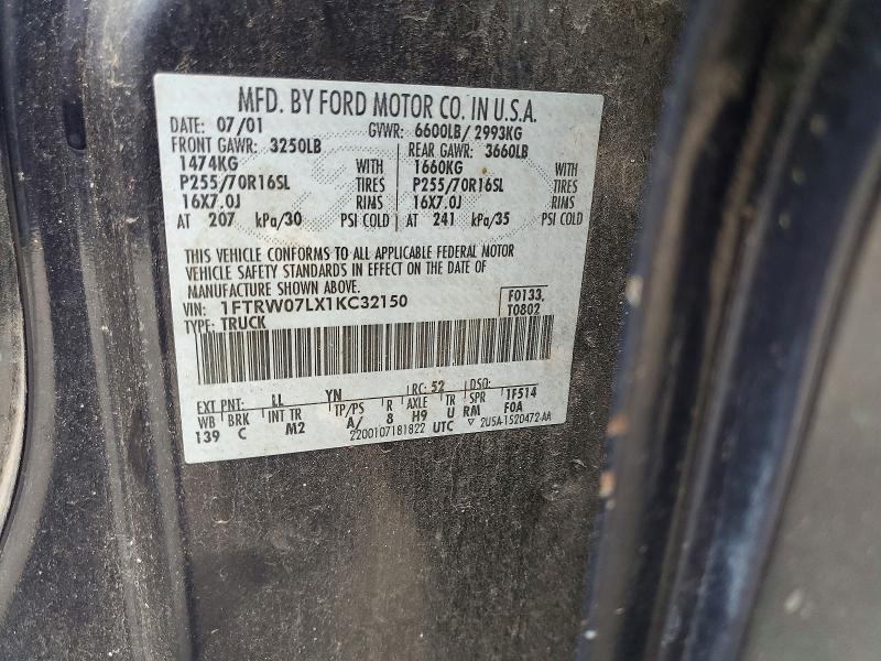 2001 Ford F150 Supercrew