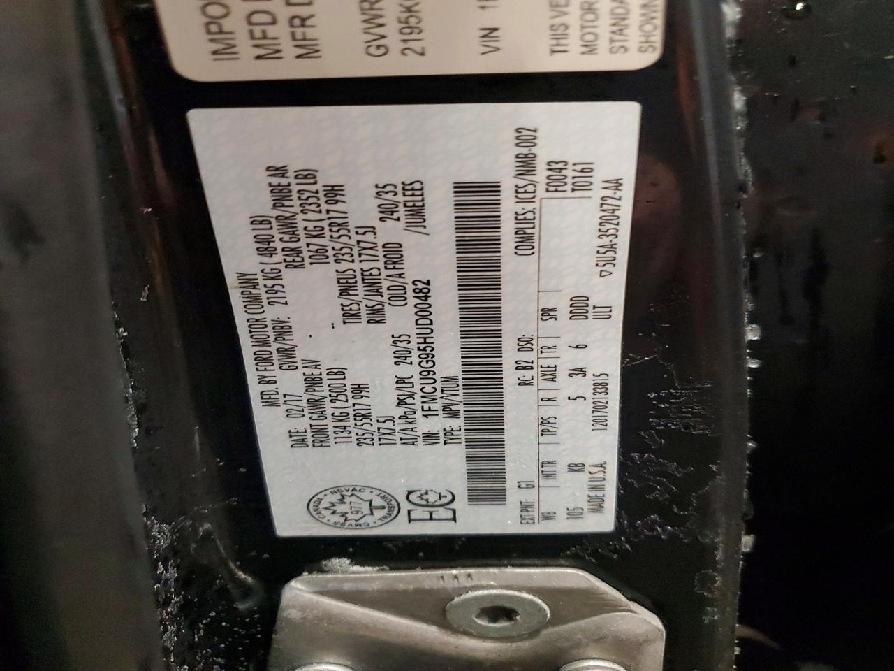 2017 Ford Escape se