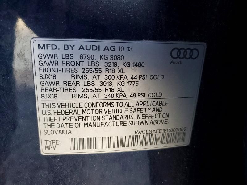 2014 Audi Q7 Premium Plus