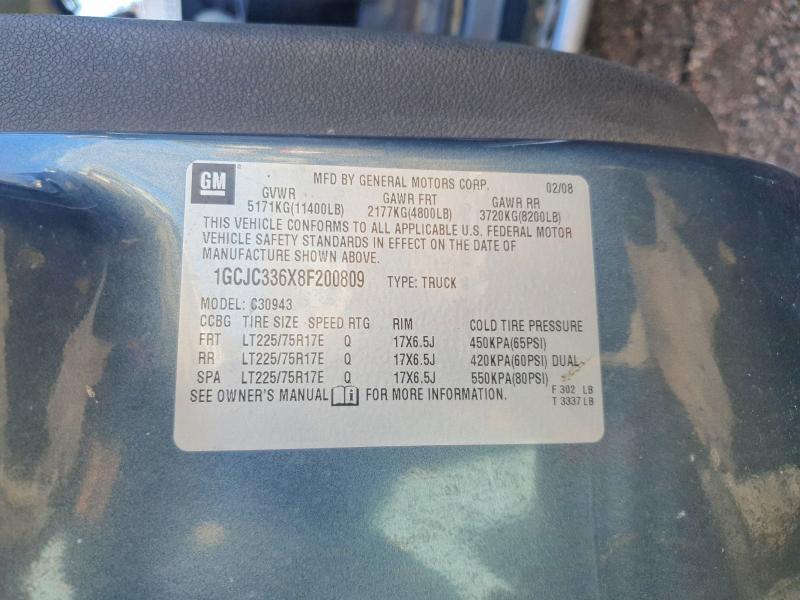 2008 Chevrolet Silverado C3500