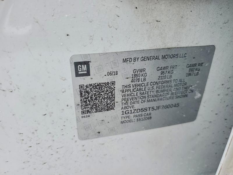 2018 Chevrolet Malibu lt