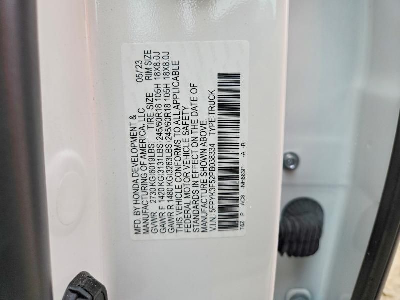 2023 Honda Ridgeline rtl