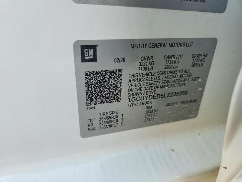 2020 Chevrolet Silverado K1500 lt