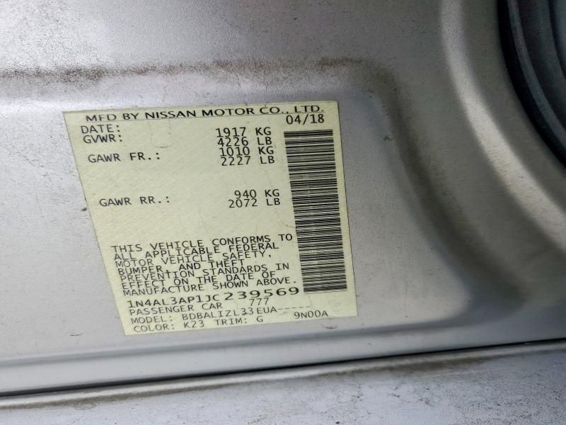 2018 Nissan Altima 2.5