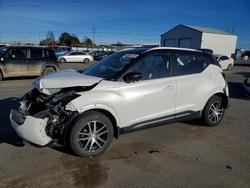 Nissan salvage cars for sale: 2020 Nissan Kicks sr