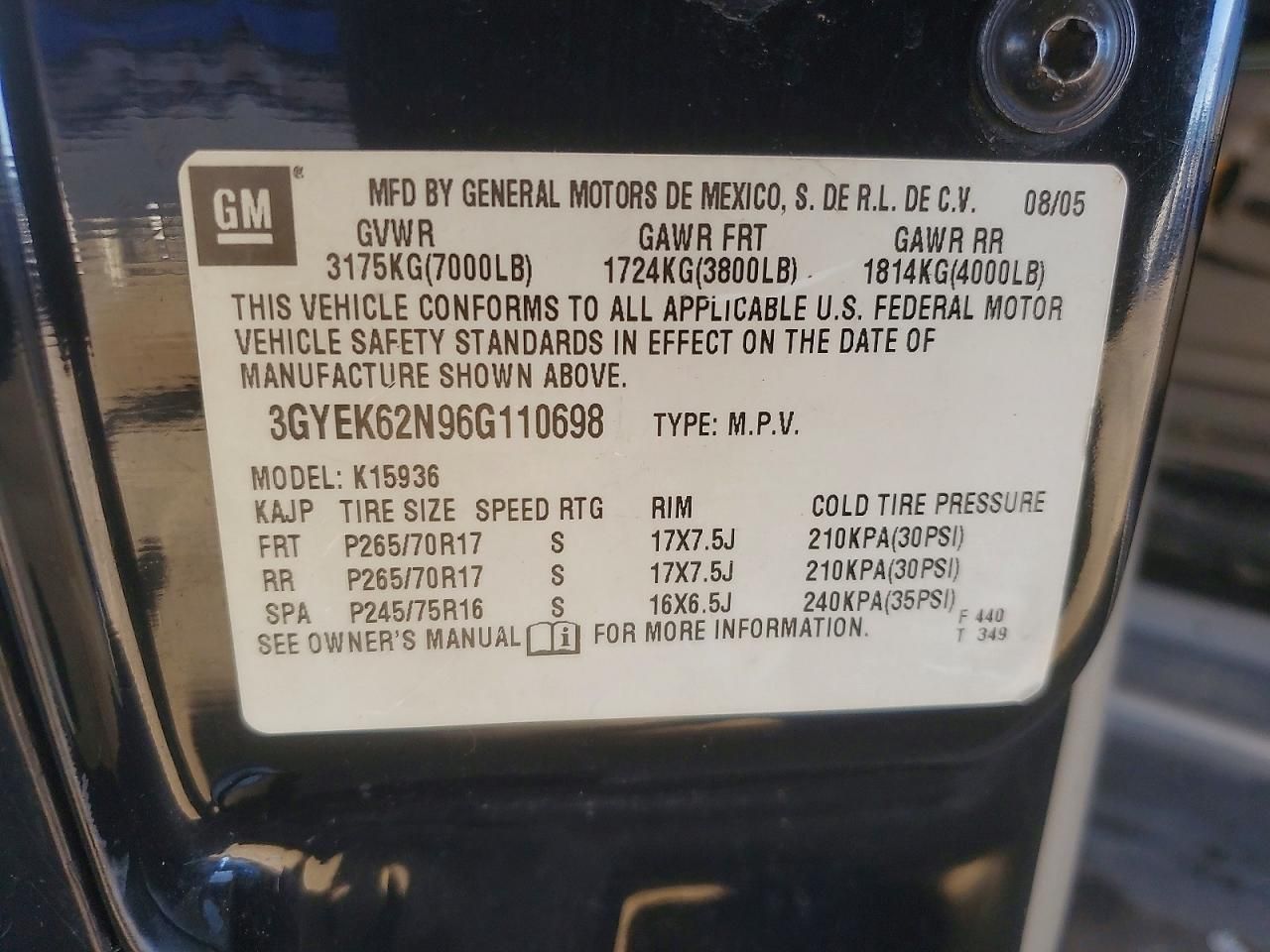 2006 Cadillac Escalade ext