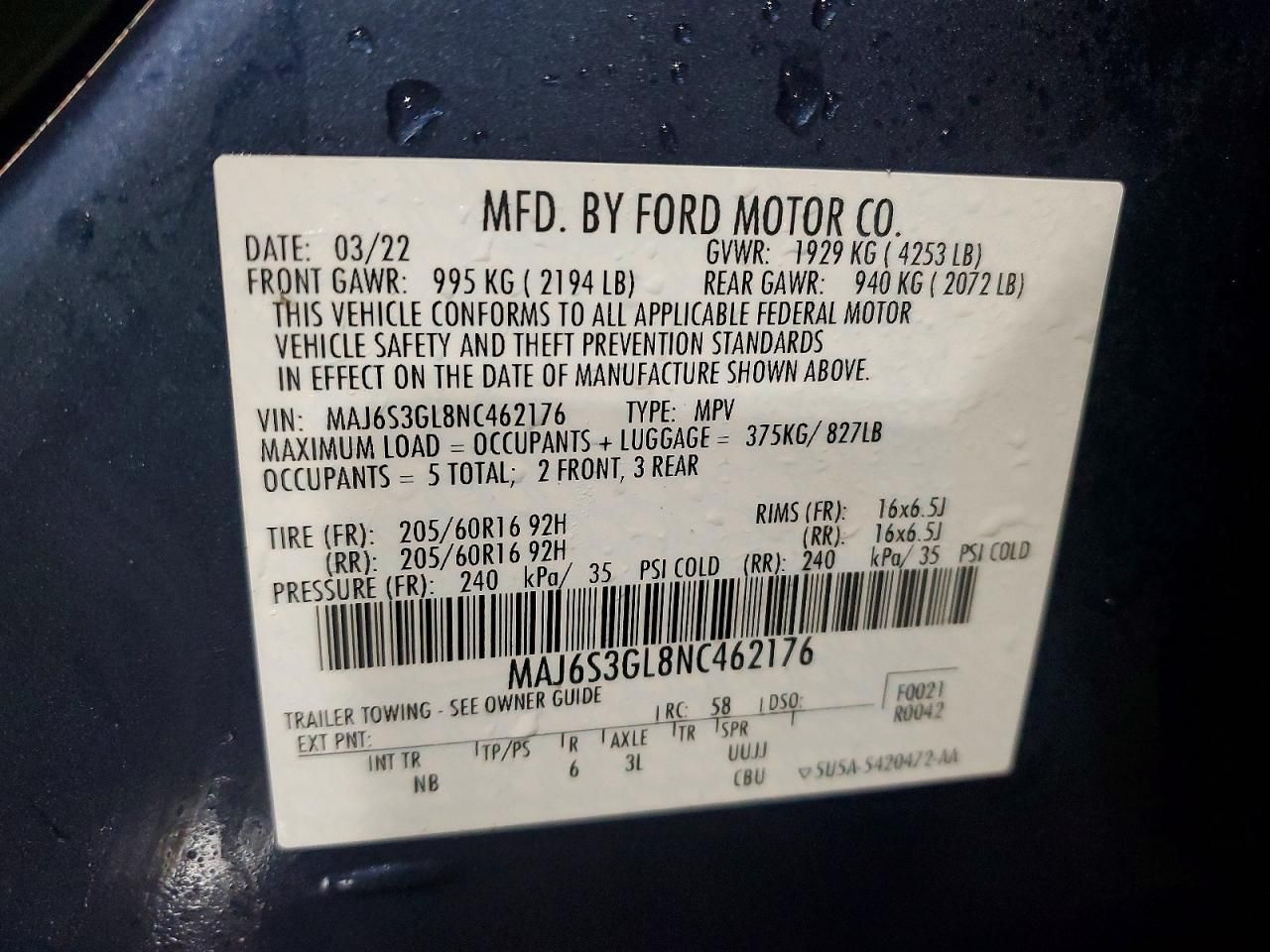 2022 Ford Ecosport se