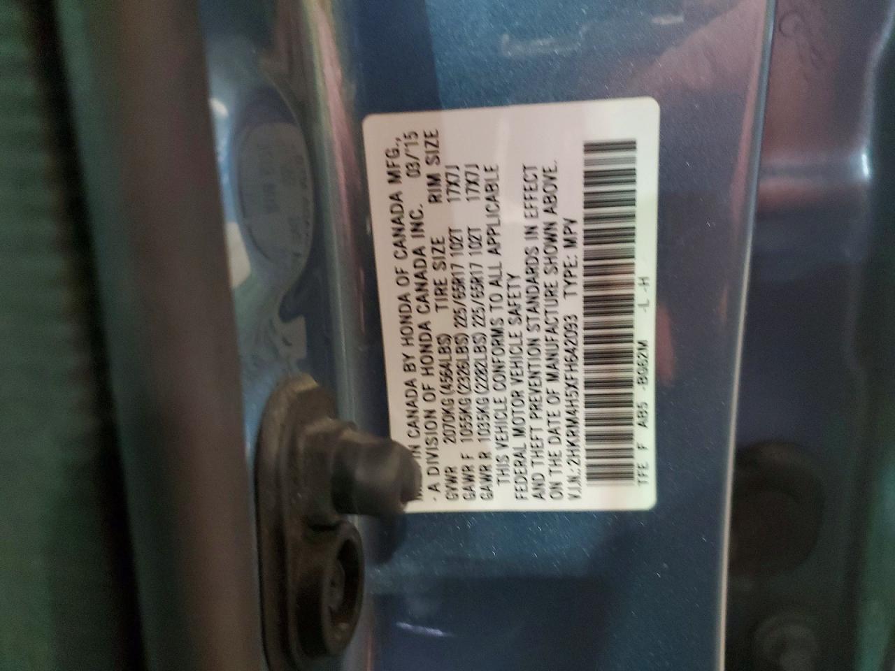2015 Honda Cr-v ex