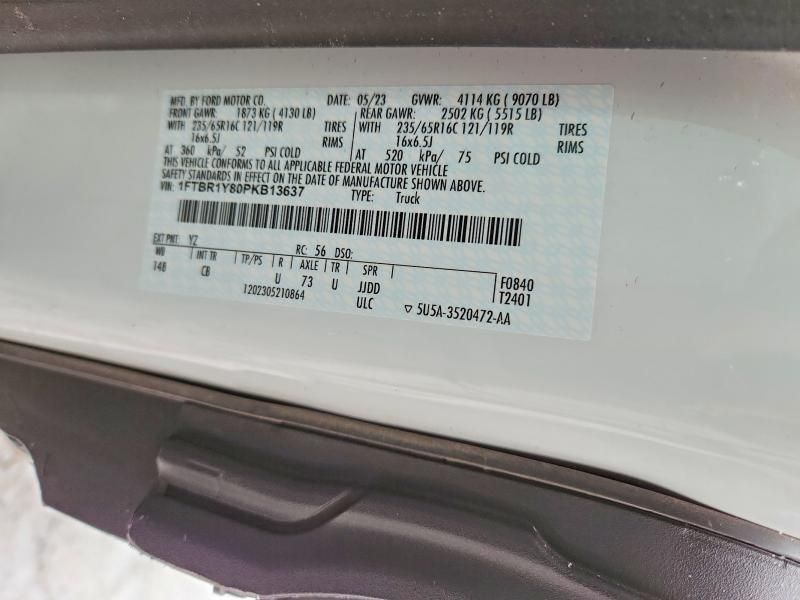 2023 Ford Transit 250 Utility / Service van