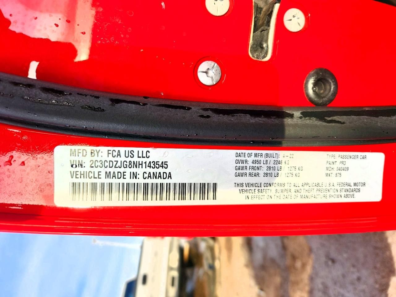 2022 Dodge Challenger gt