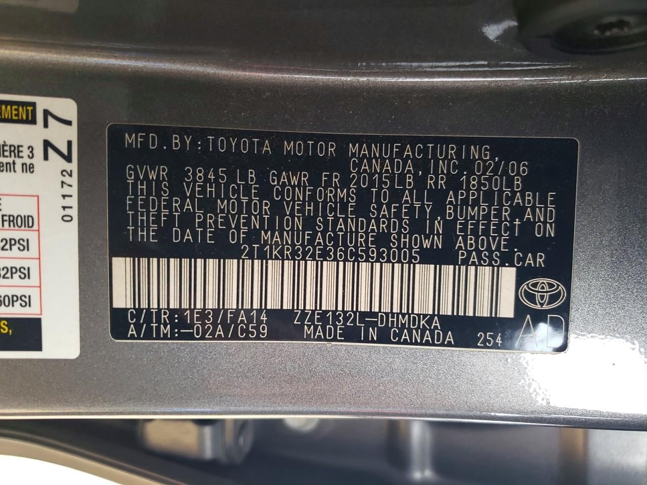 2006 Toyota Corolla Matrix xr