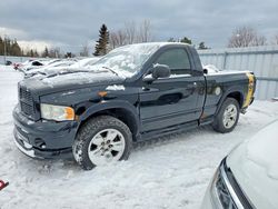 Salvage cars for sale from Copart Bowmanville, ON: 2005 Dodge RAM 1500 ST