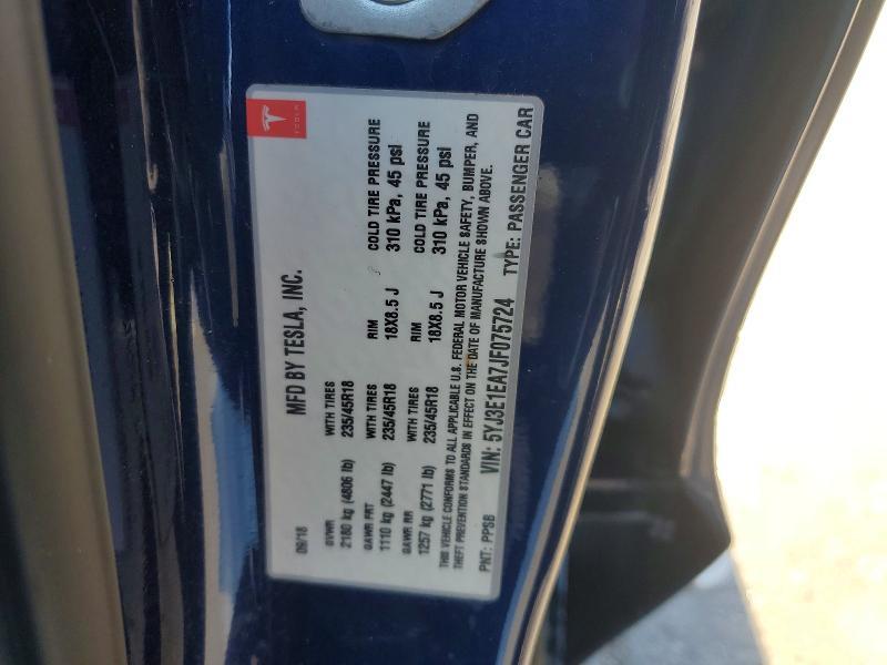 2018 Tesla Model 3