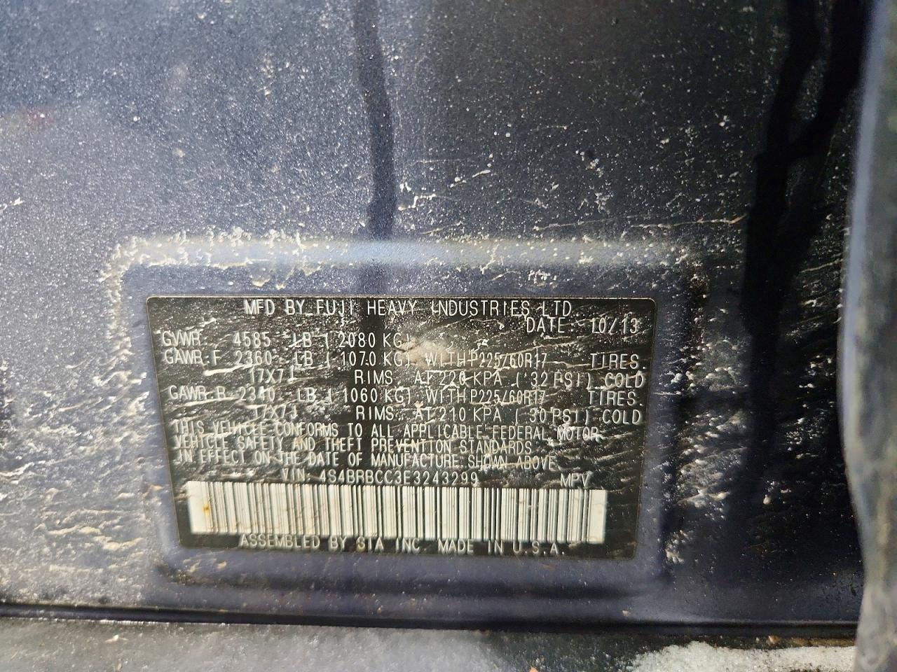 2014 Subaru Outback 2.5i Premium