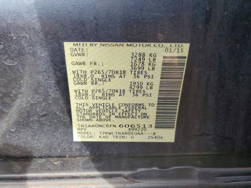 2015 Nissan Armada sv