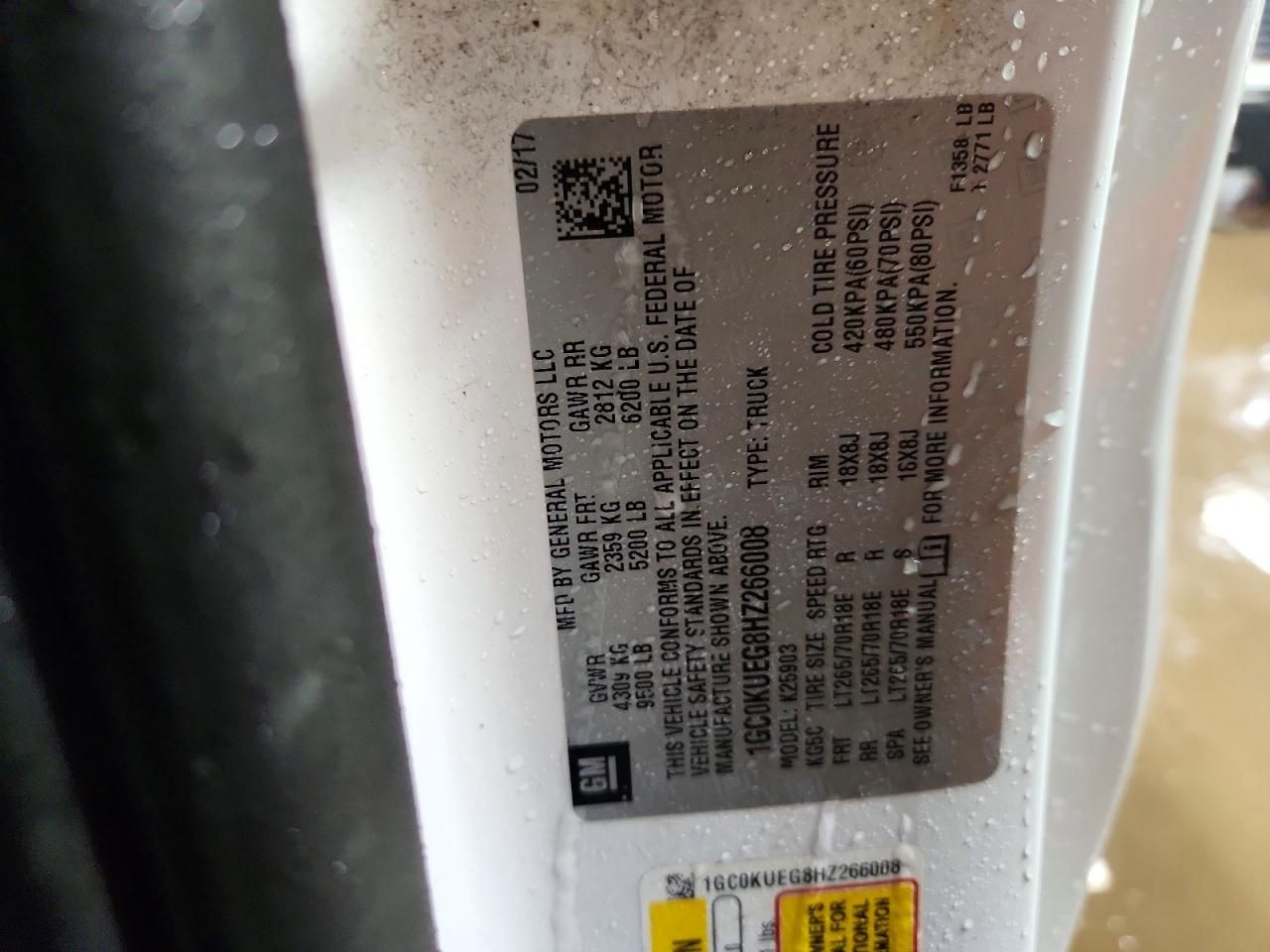 2017 Chevrolet Silverado K2500 Heavy Duty