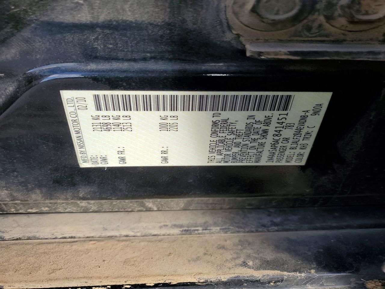 2010 Nissan Maxima s