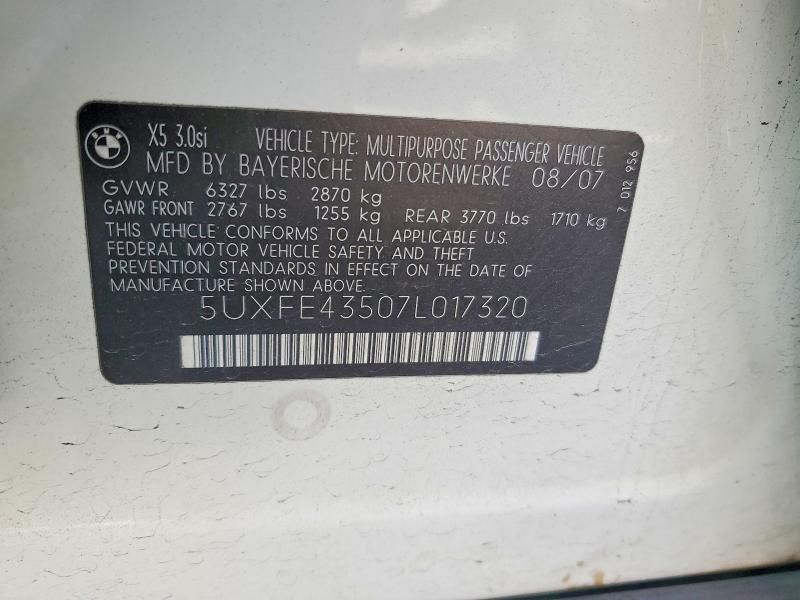 2007 BMW X5 3.0i