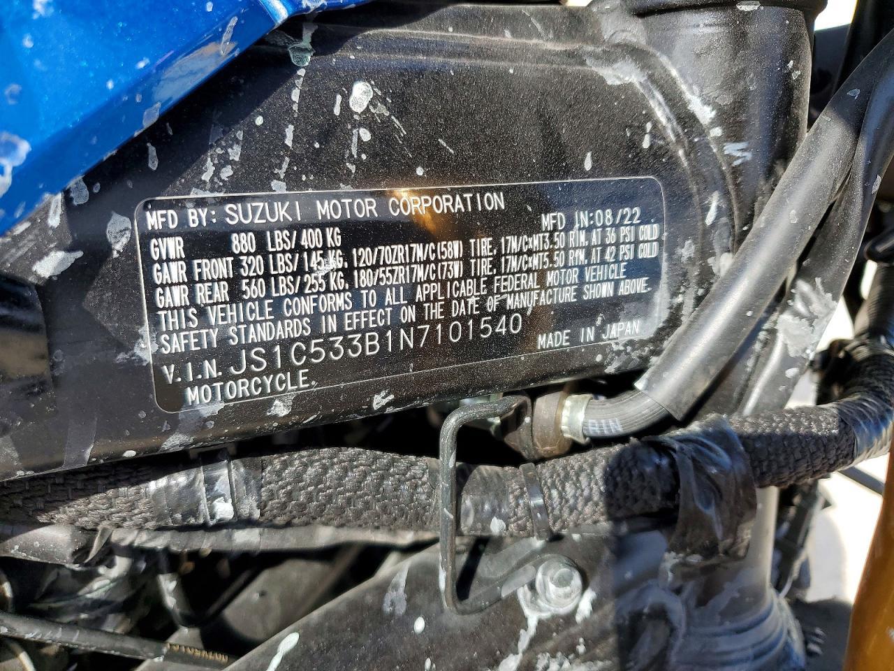 2022 Suzuki GSX-S750 M