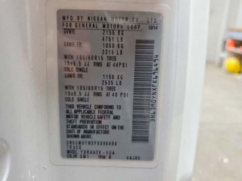 2015 Chevrolet City Express Utility / Service van