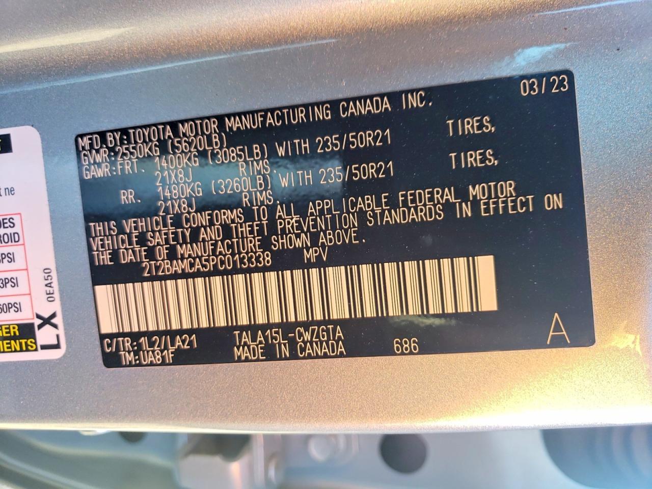 2023 Lexus Rx 350 Base