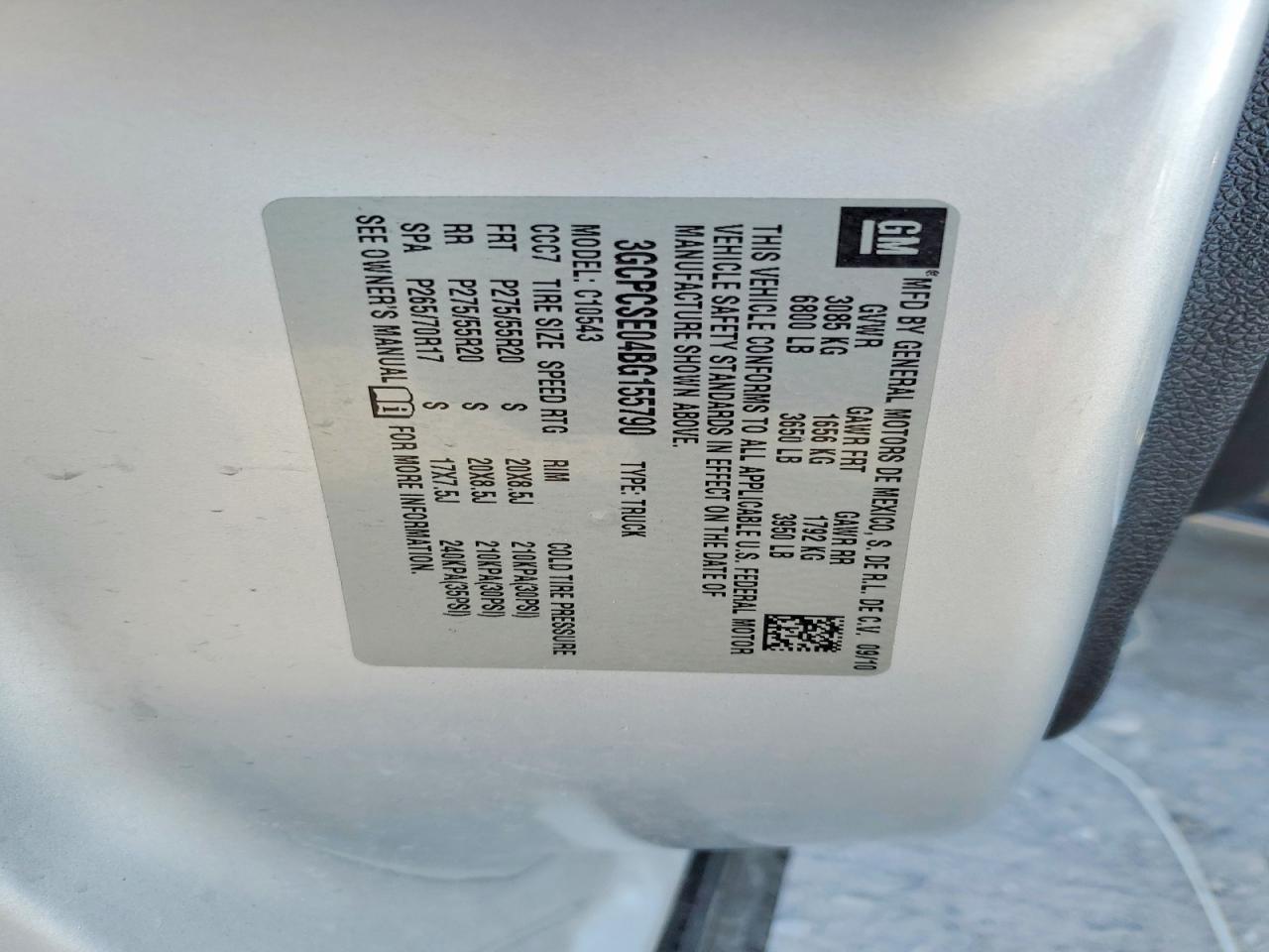 2011 Chevrolet Silverado C1500 LT