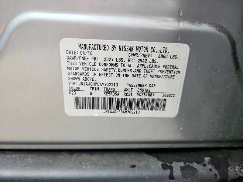 2010 Infiniti Ex35 Base