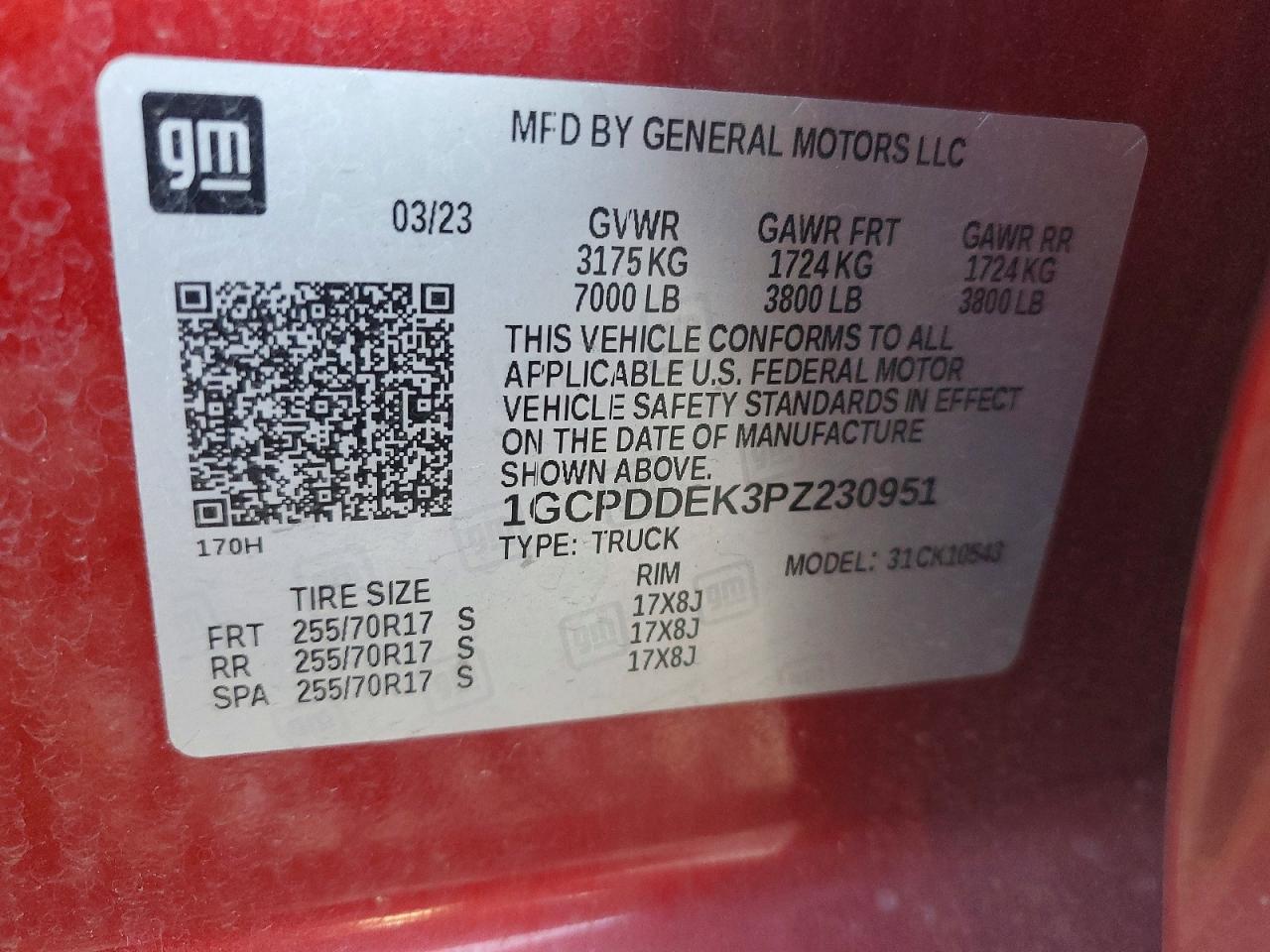 2023 Chevrolet Silverado K1500 lt