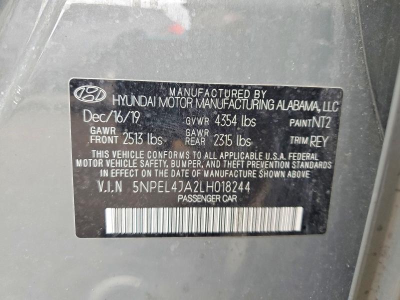 2020 Hyundai Sonata sel