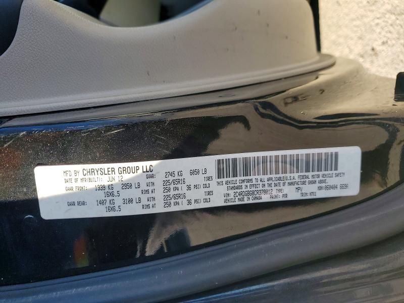 2012 Dodge Grand Caravan se