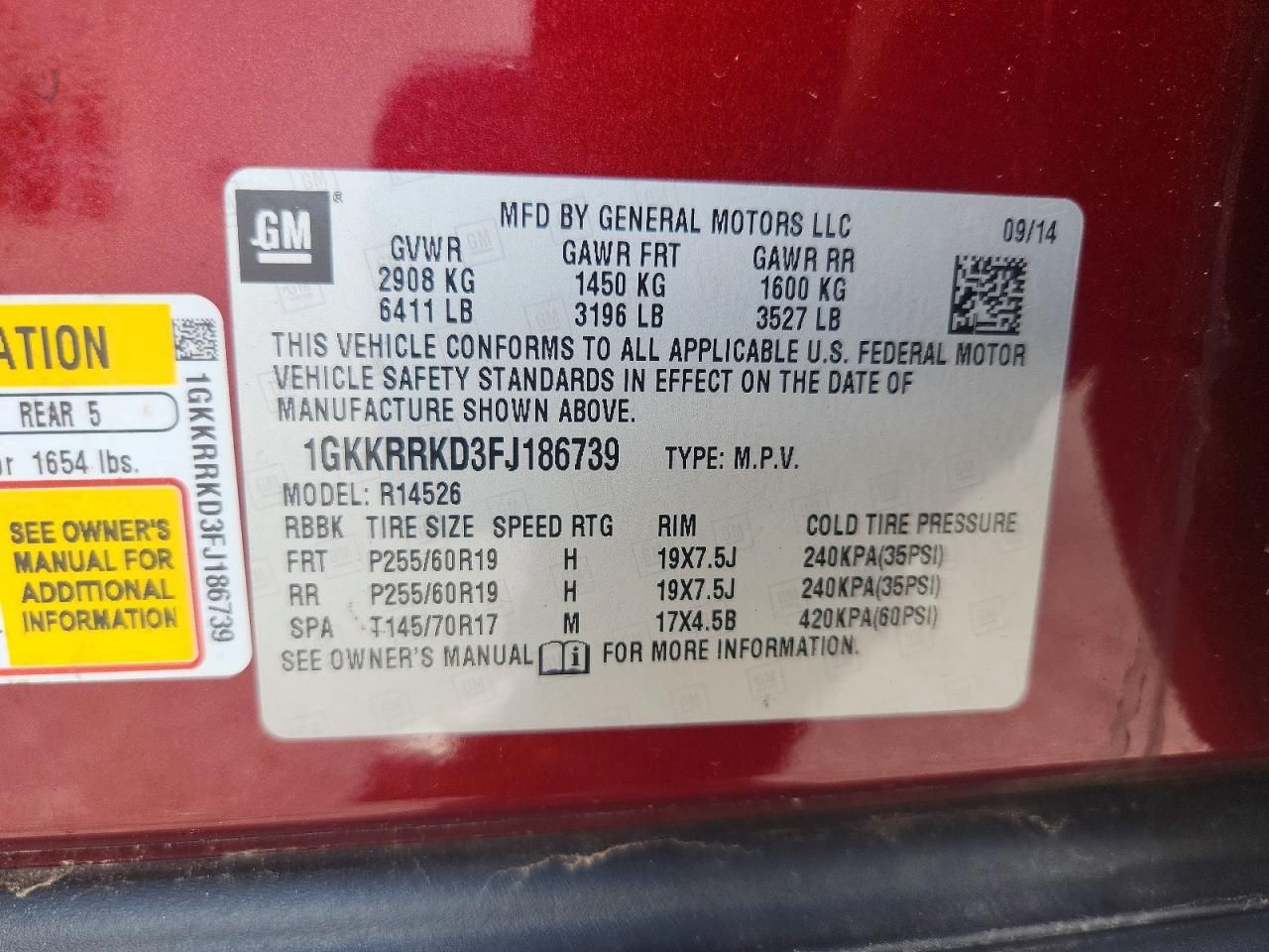 2015 GMC Acadia Slt-1