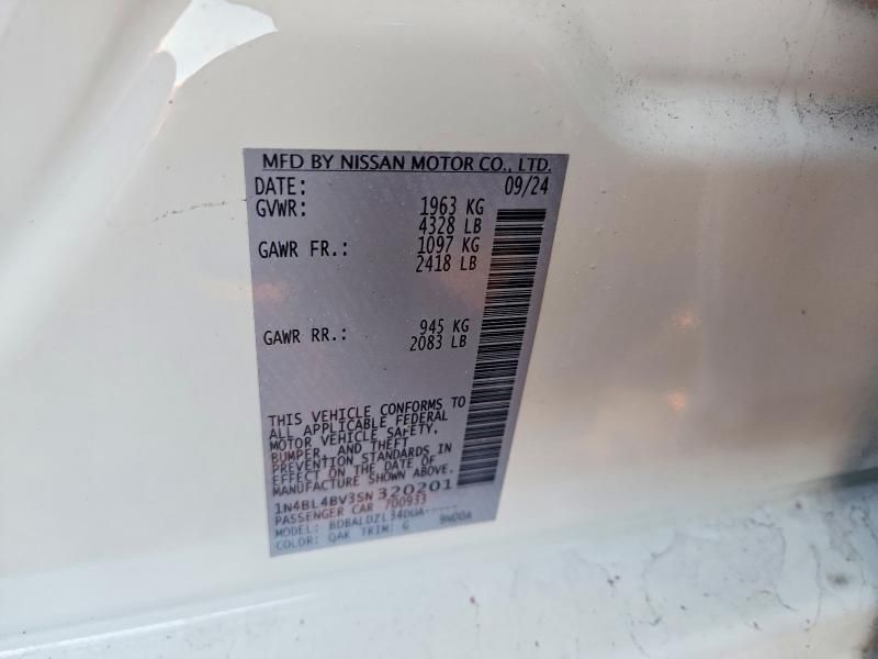 2025 Nissan Altima s