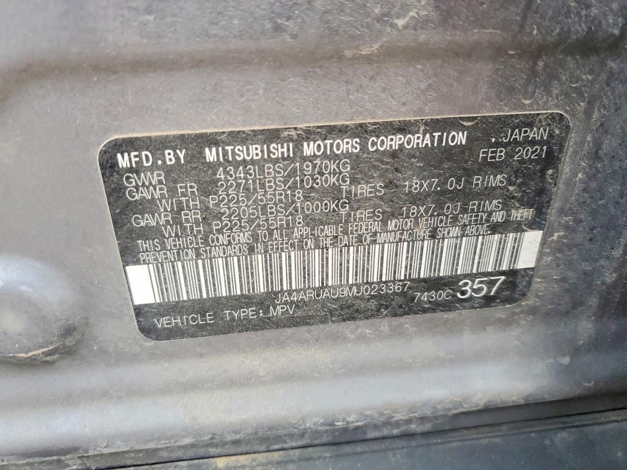 2021 Mitsubishi Outlander Sport es