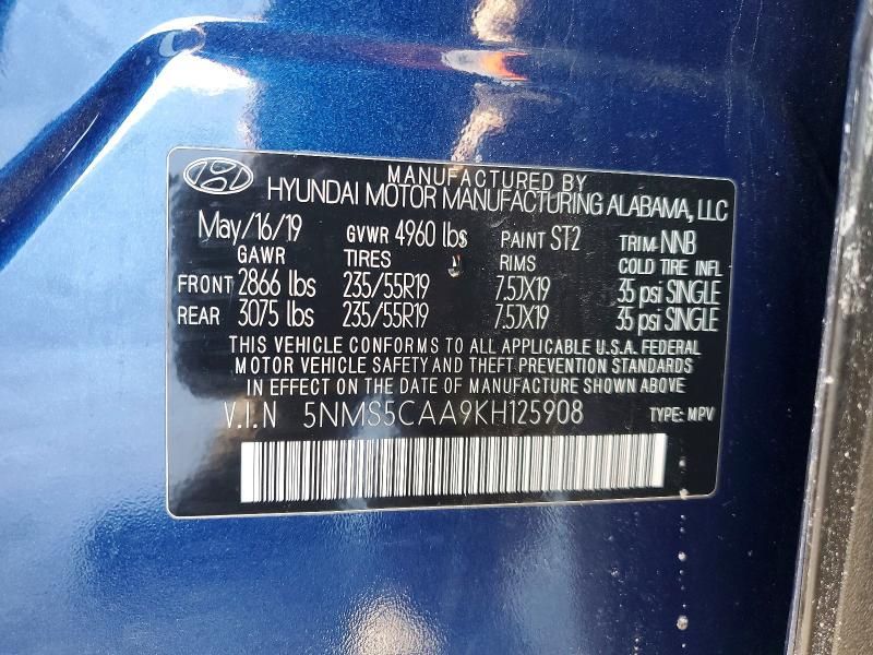 2019 Hyundai Santa fe