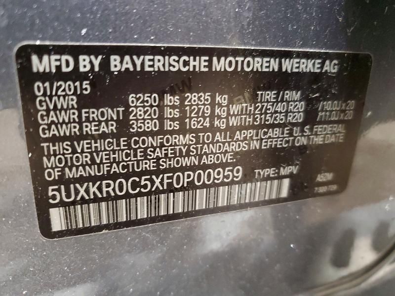 2015 BMW X5 Xdrive35i