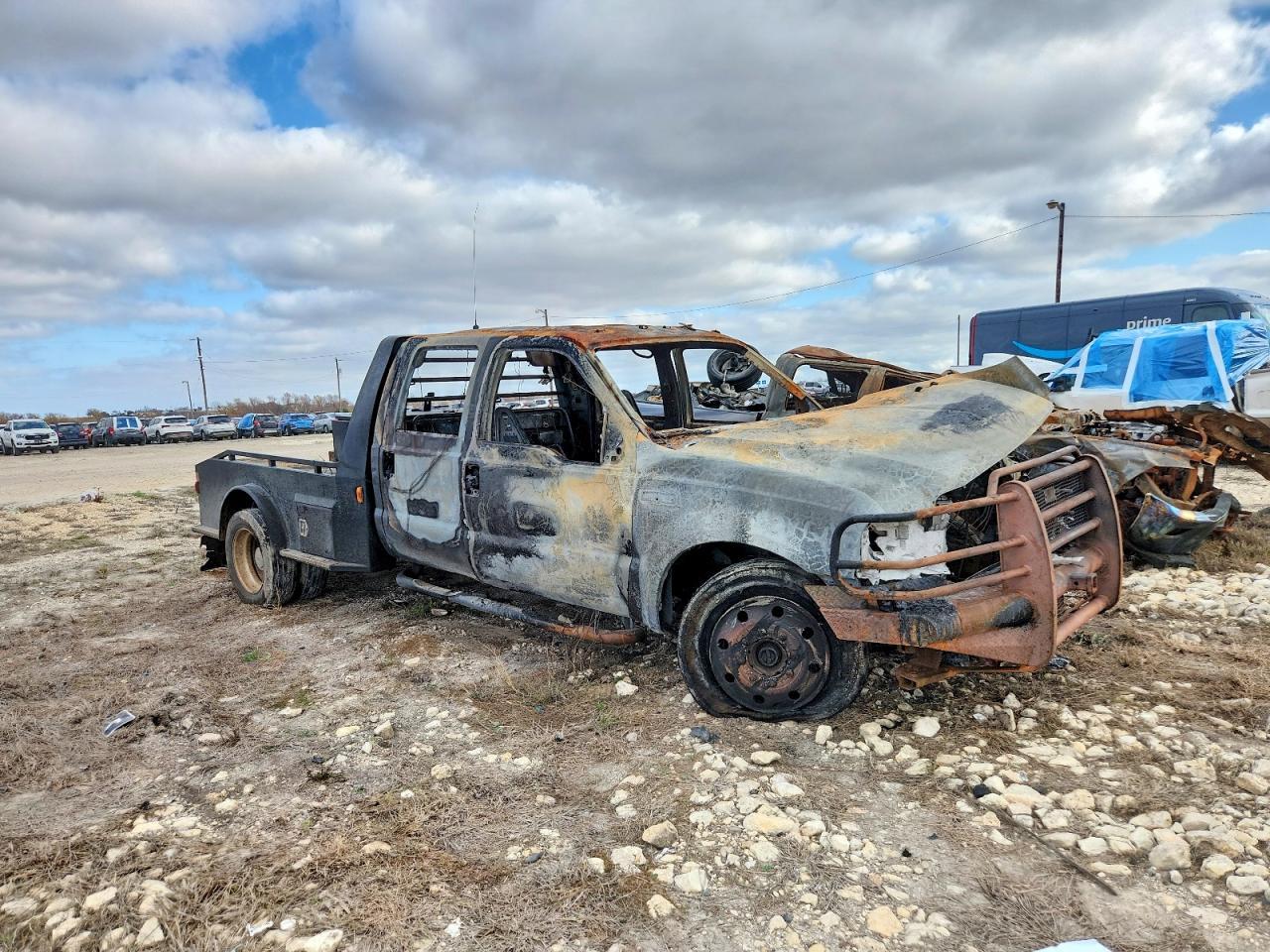 2002 Ford F550 Super Duty Flatbed Truck