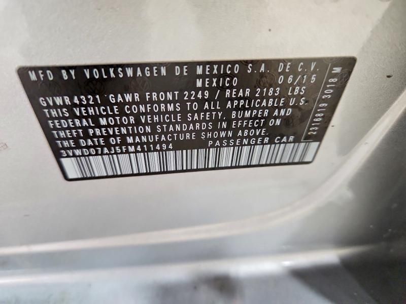 2015 Volkswagen Jetta se