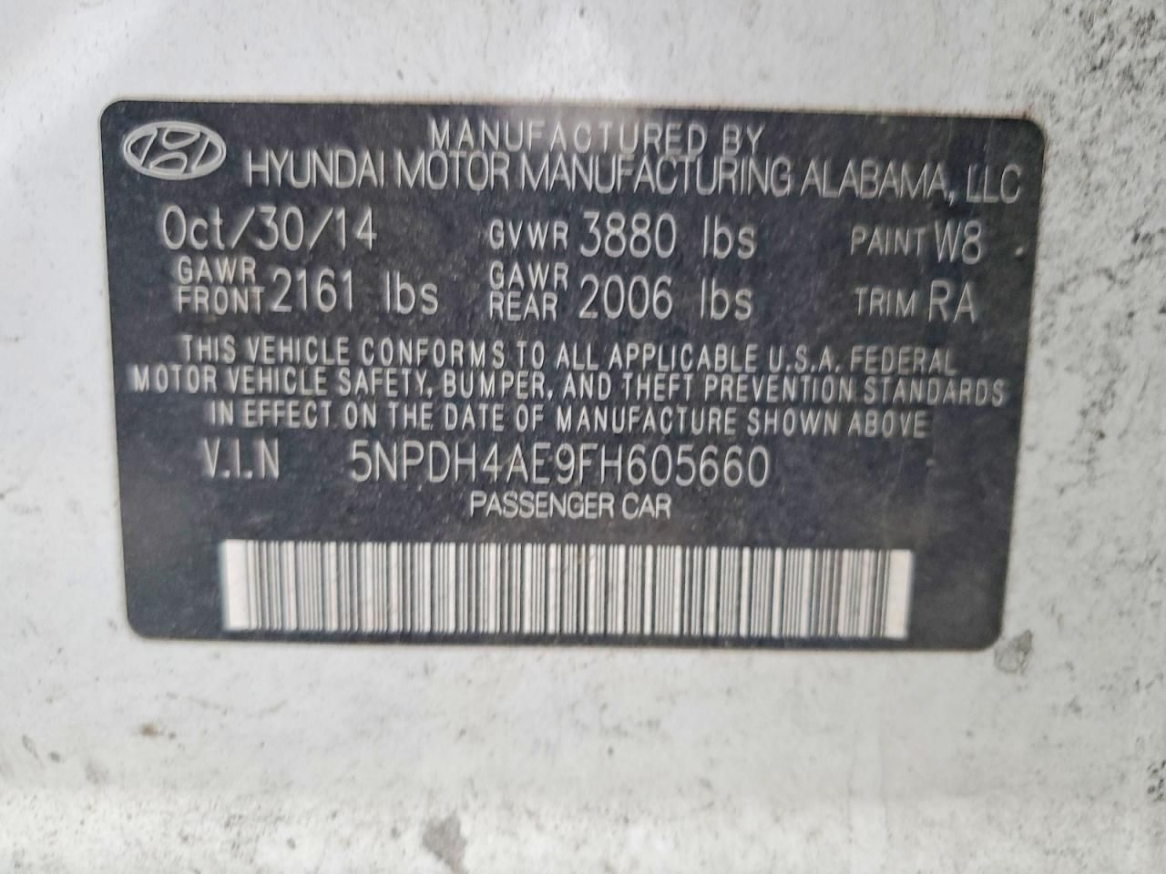 2015 Hyundai Elantra se