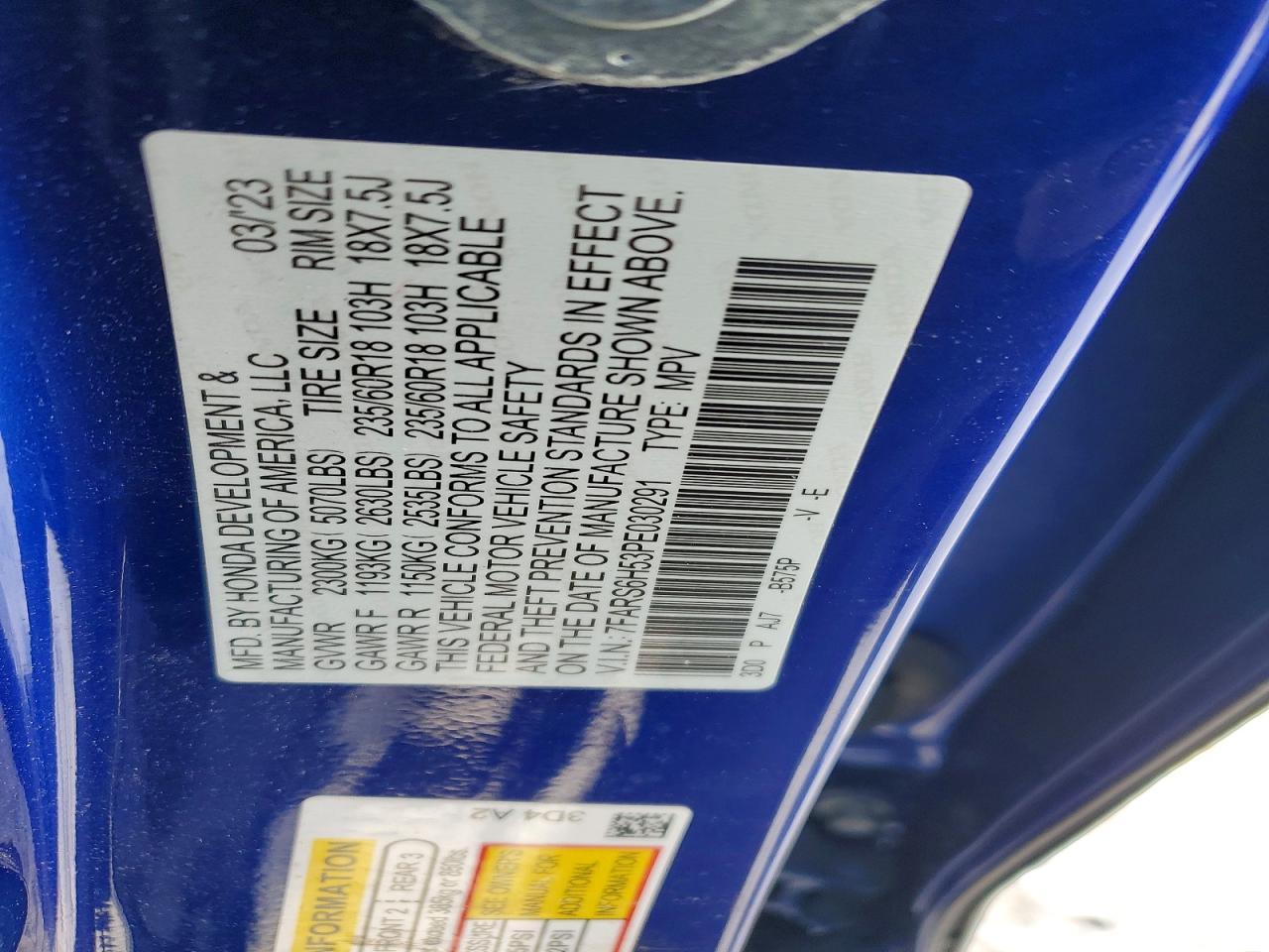 2023 Honda Cr-v Sport