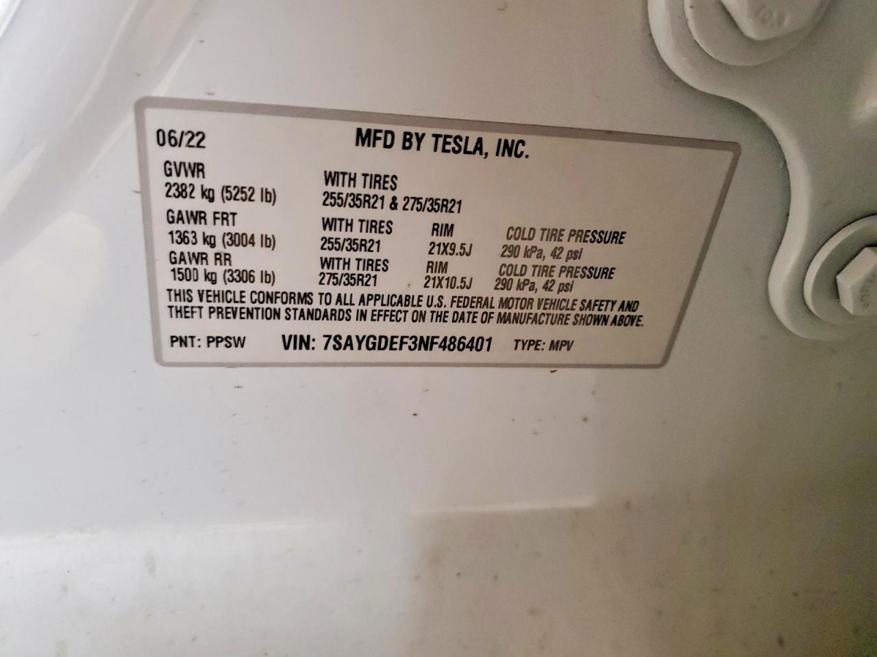 2022 Tesla Model y