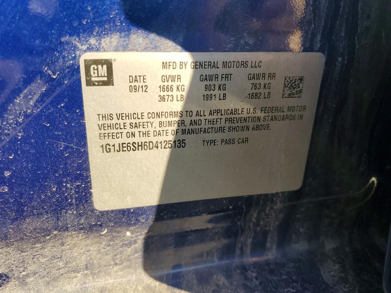 2013 Chevrolet Sonic ltz