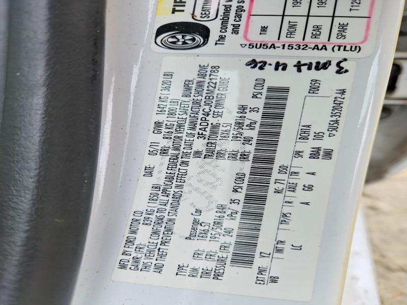 2011 Ford Fiesta sel