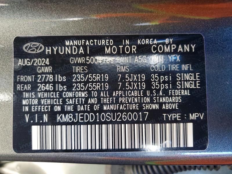 2025 Hyundai Tucson Limited