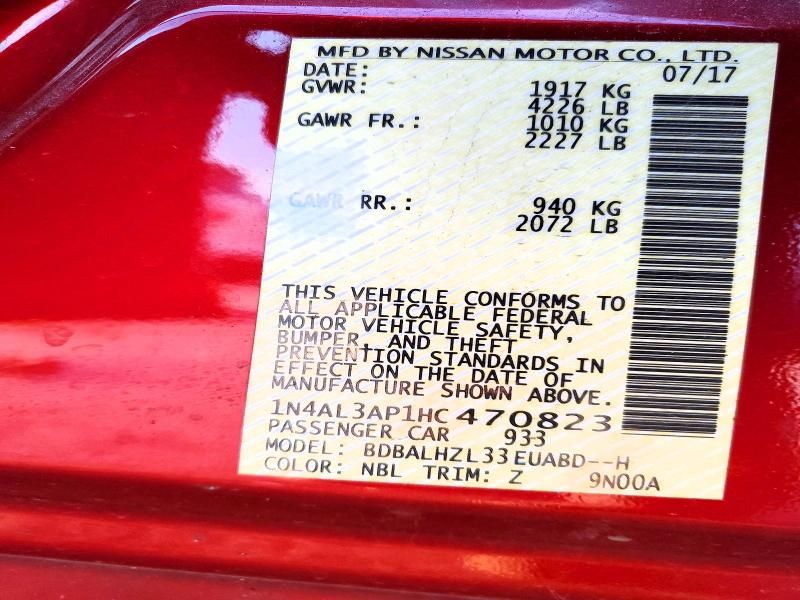 2017 Nissan Altima 2.5