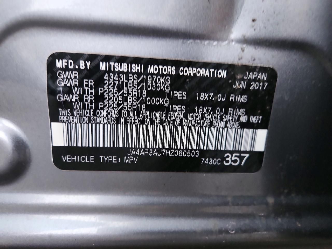 2017 Mitsubishi Outlander Sport es