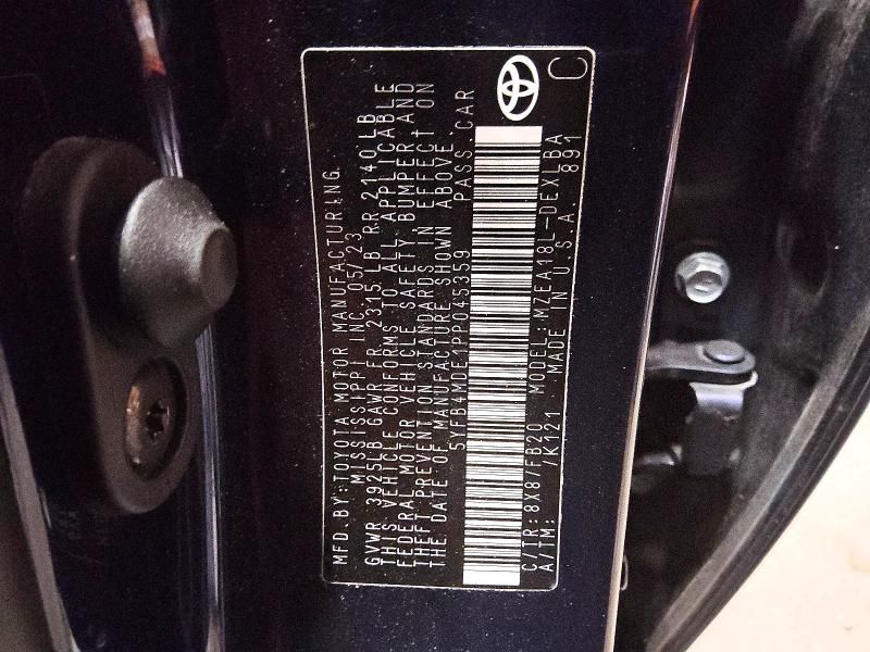 2023 Toyota Corolla le