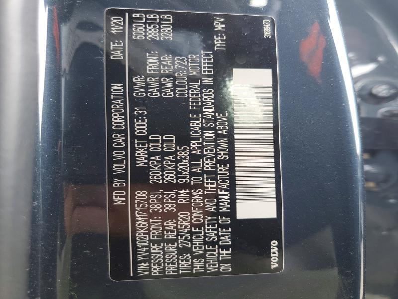 2021 Volvo Xc90 T5 Momentum