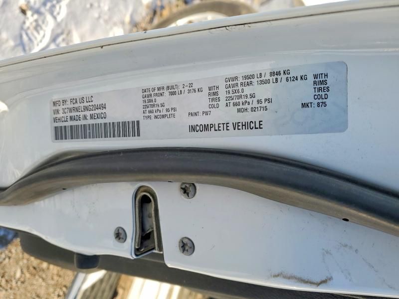 2022 Dodge Ram 5500 tow Truck