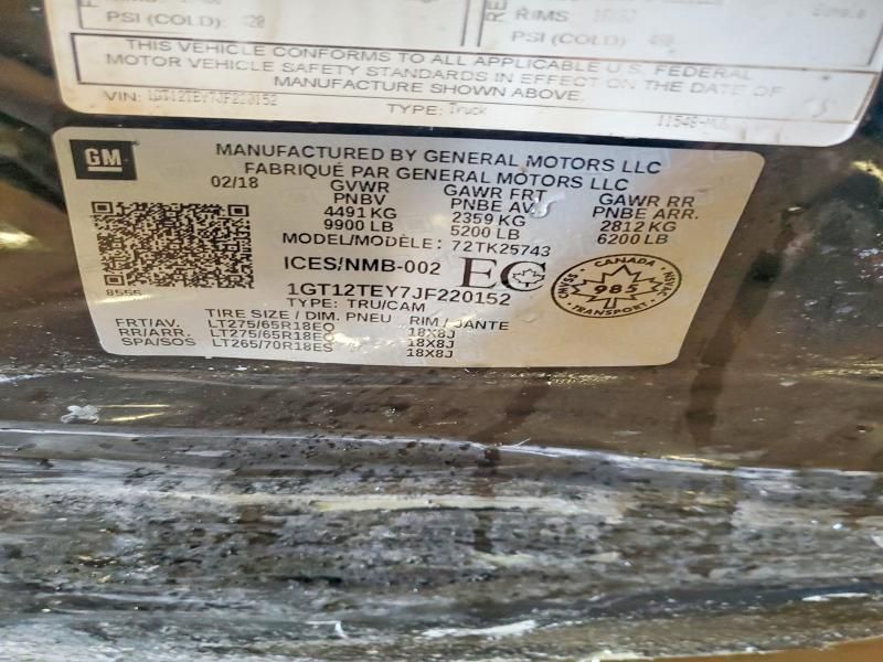 2018 GMC Sierra K2500 slt